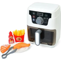 Airfryer til legekøkken med legemad og tilbehør - 15 dele