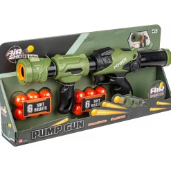 Air shooter pumpegevær - 12 skumkugler