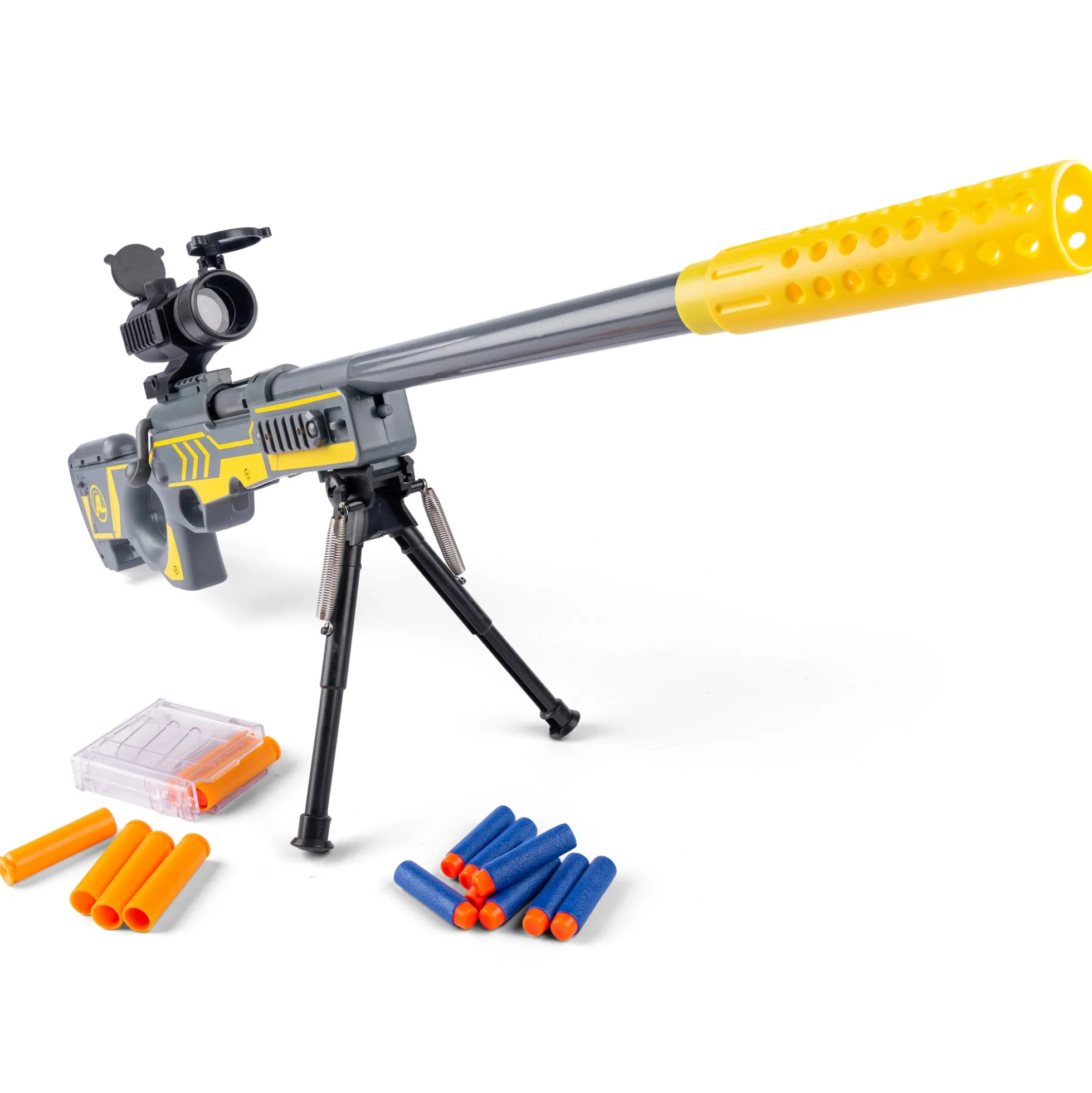Air Shooter Sniper 82 cm - Softbullet-riffel med lang rækkevidde