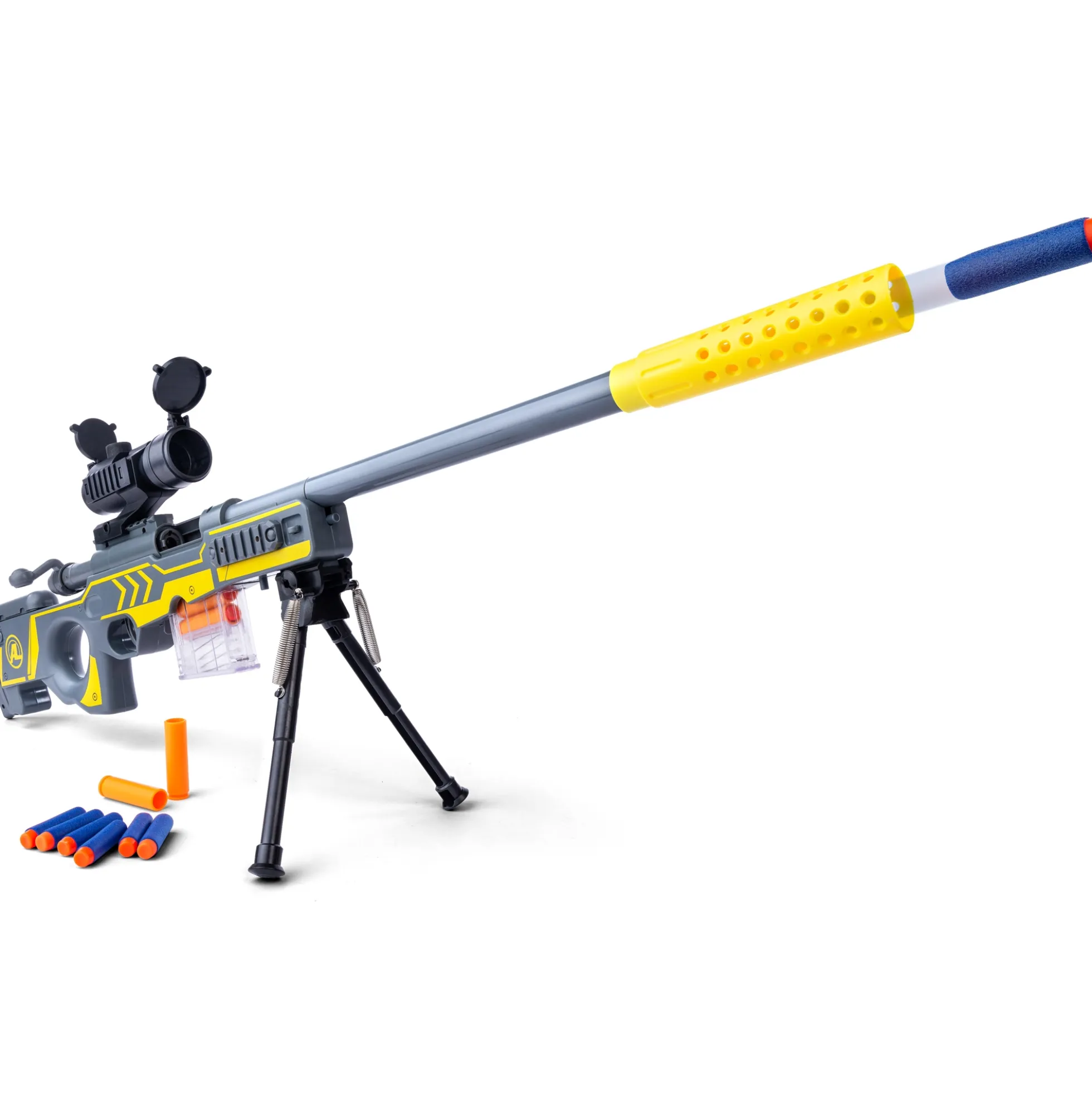 Air Shooter Sniper 82 cm - Softbullet-riffel med lang rækkevidde