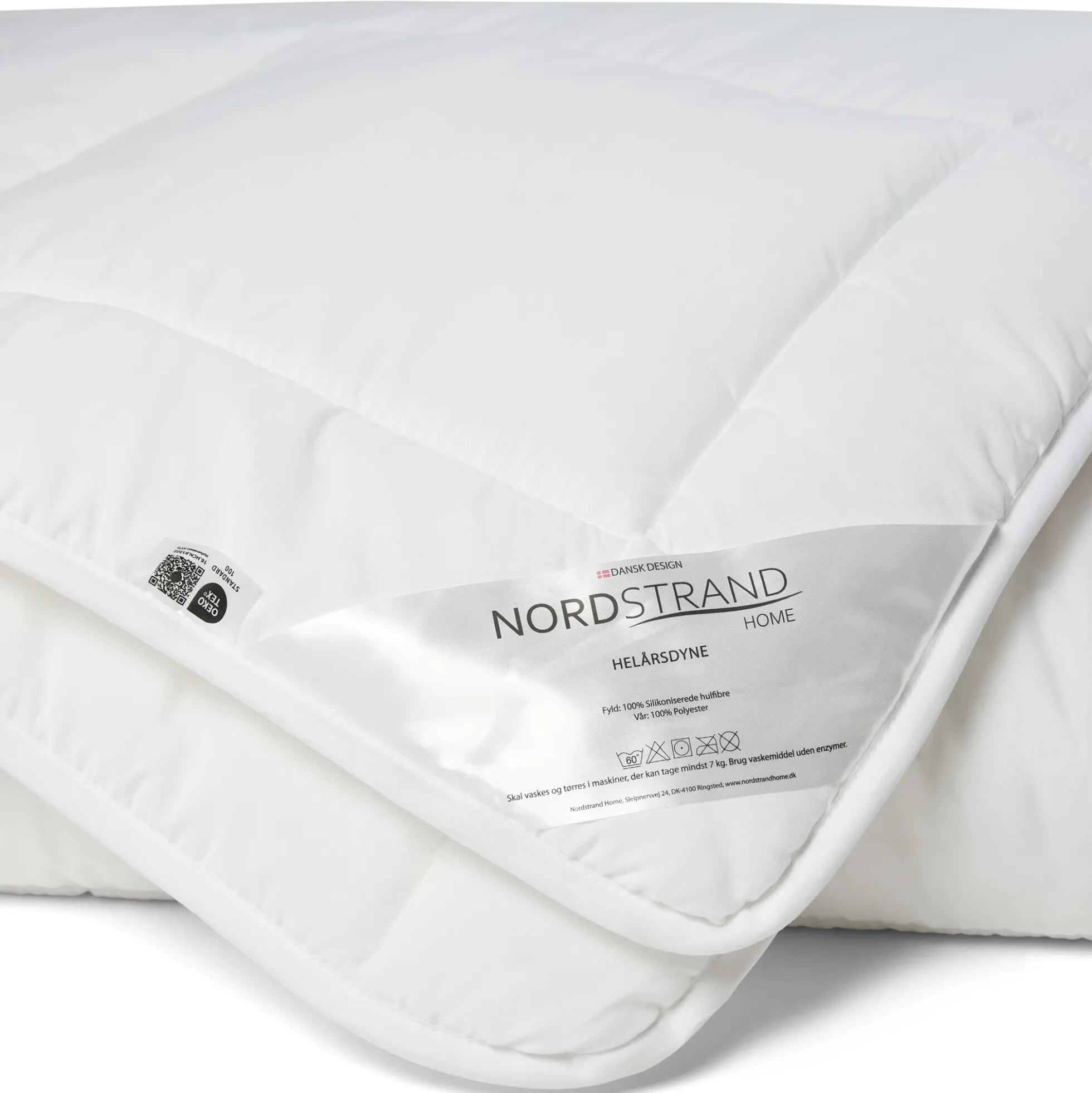 Allergivenlig fiberdyne - Helårsdyne - 140x200 cm - Let fugttransporterende dyne - Nordstrand Home dyne