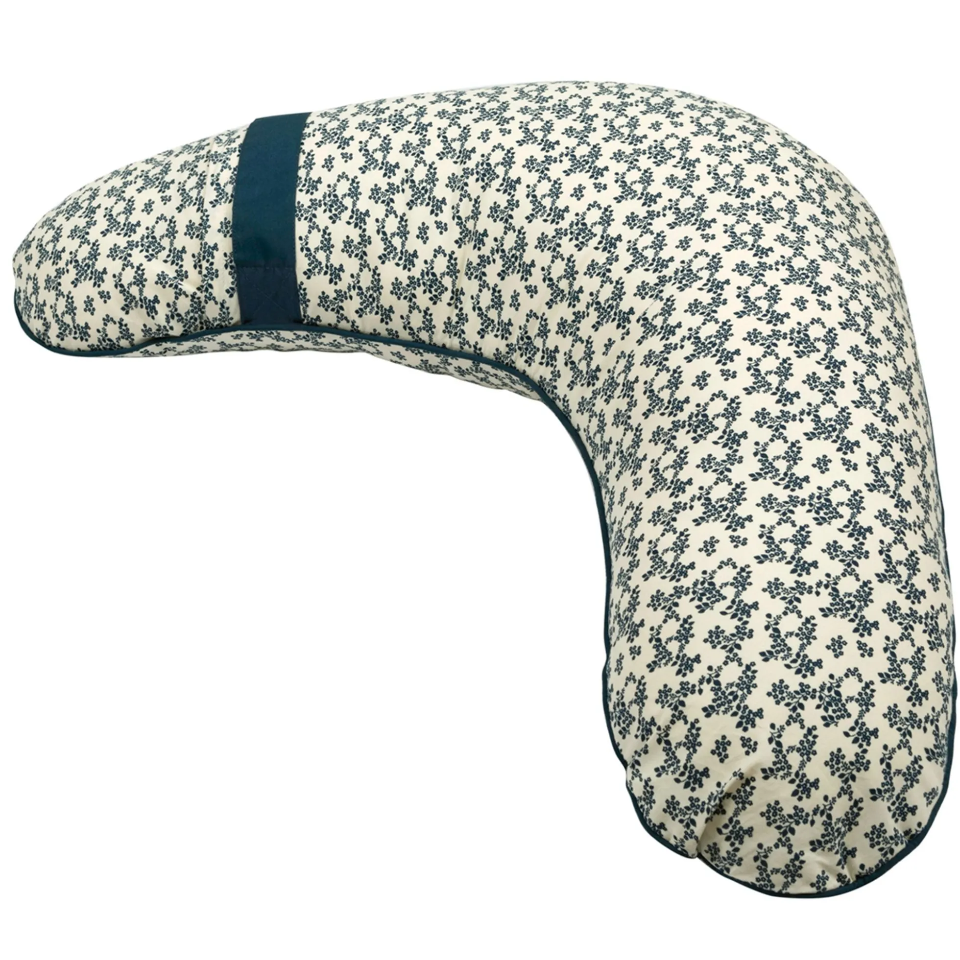 Ammepude - Müsli - 75x35 cm - Økologisk bomuld - Meadow - Print med små blomster