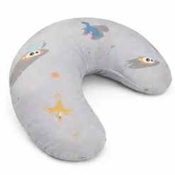 Ammepude - 73x53x10 cm - Grå med rum dinosaur