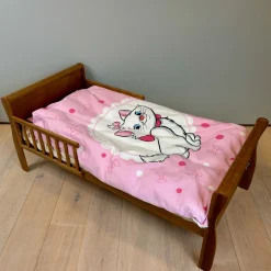 Aristocats sengetøj - 100% bomuld - Junior sengetøj 100x140 cm - Marie og prikker