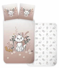 Aristocats sengetøj - 100% bomuld - Junior sengetøj 100x140 cm - Marie