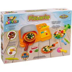 ARTKIDS Pizzeria Modellervokssæt - Kreativ Pizza Leg for Børn