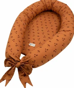 Babynest - Müsli - By green cotton - 75x40 cm - Acorn - Print af agern