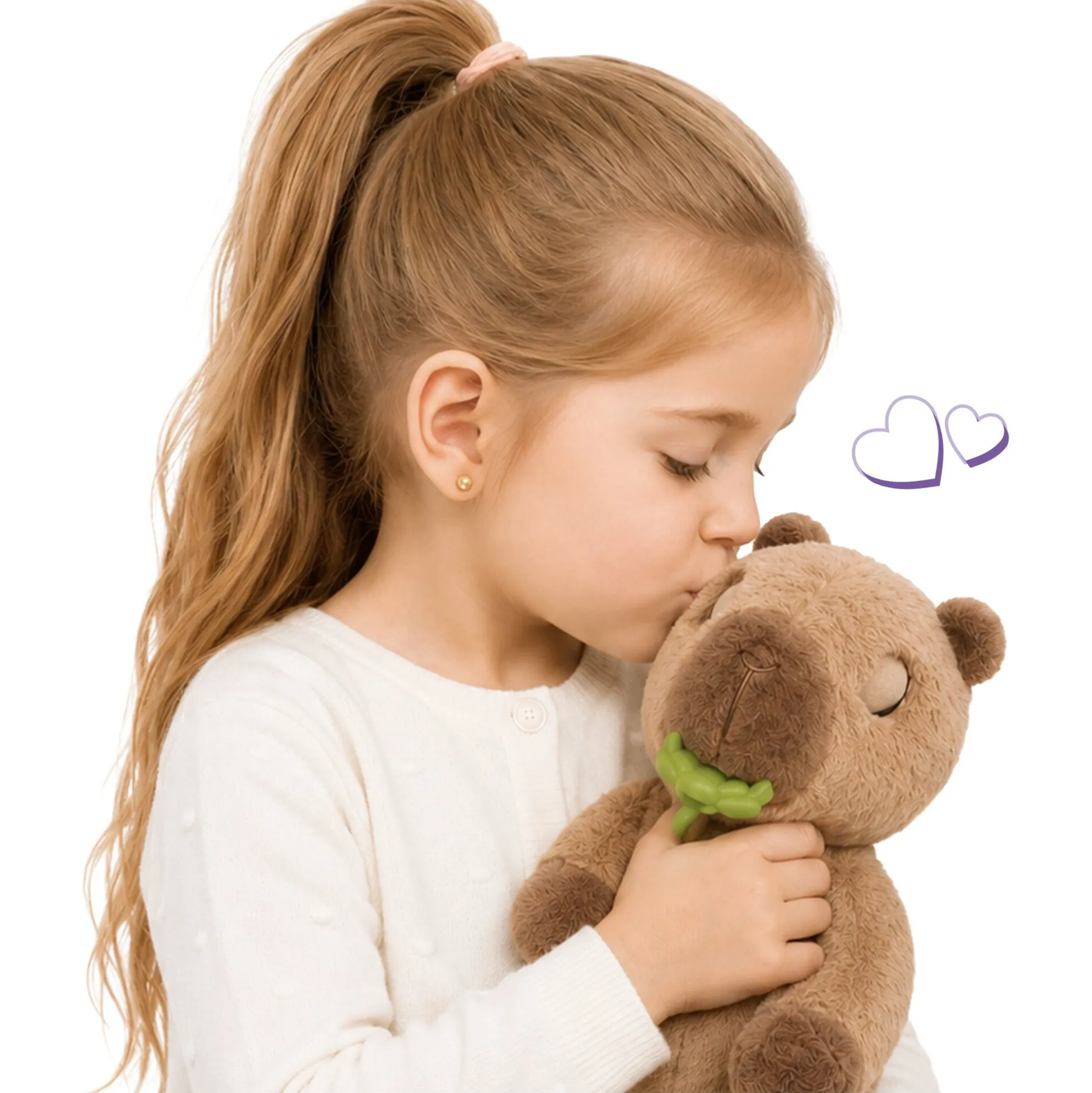 Baby Paws capybara interaktiv bamse - 24 cm