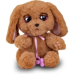 Baby Paws interaktiv bamse - Brund hund - 24 cm