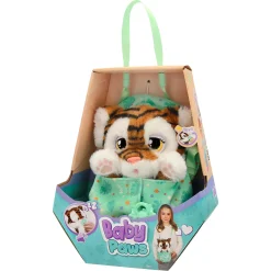 Baby Paws interaktiv bamse - Tiger - 24 cm