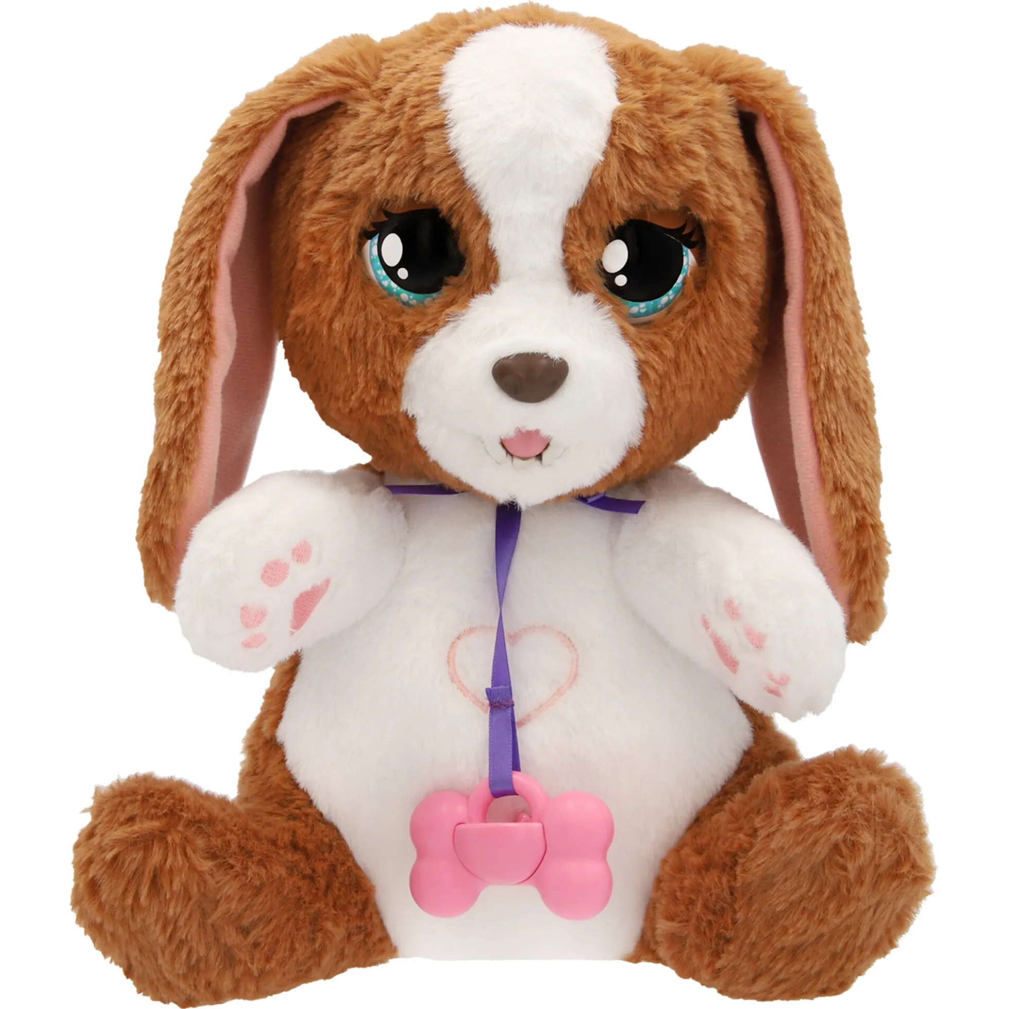 Baby Paws Vet Check Up interaktiv hvalp med dyrlægetilbehør - 30 cm