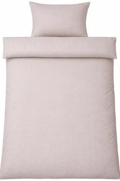 Baby sengetøj 70x100 cm - Bæk og Bølge - 100% bomulds krep - Sand ensfarvet