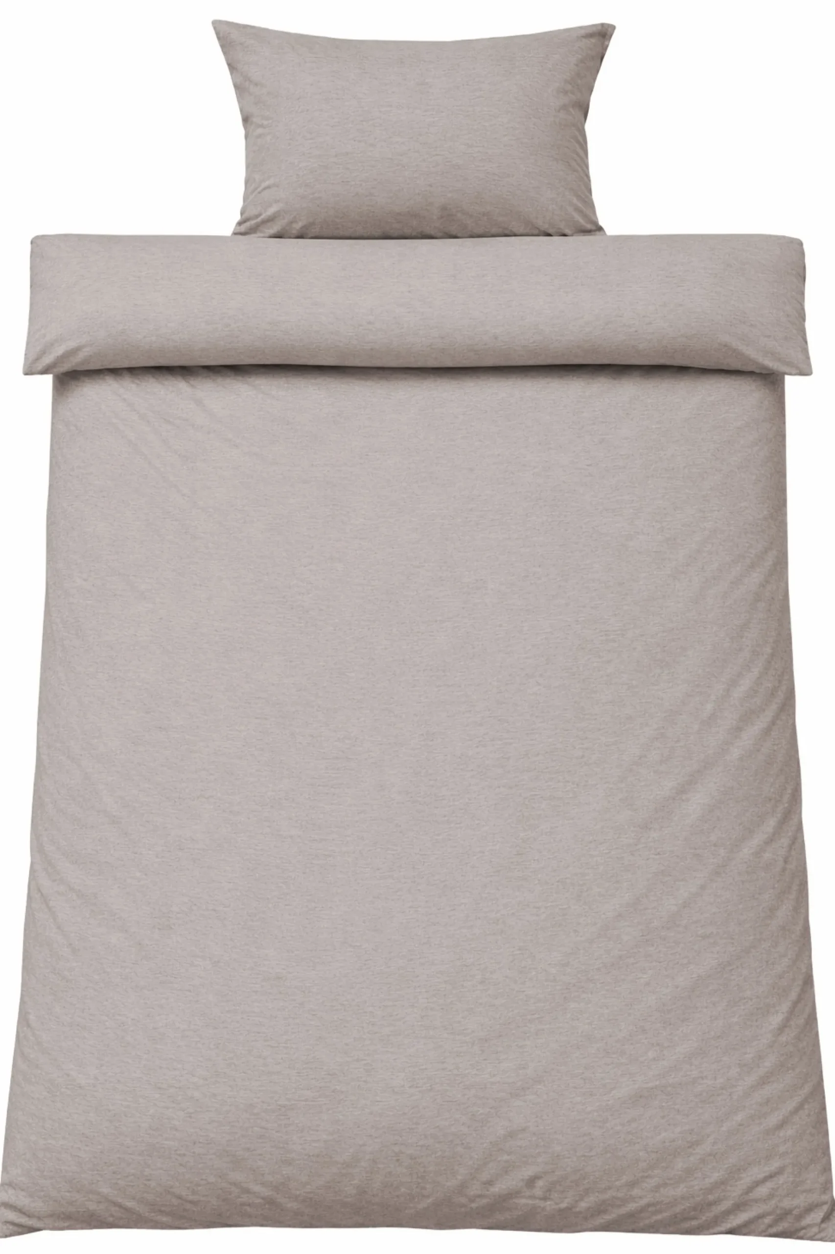 Baby sengetøj 70x100 cm - Bomulds flonel - Grey Melange