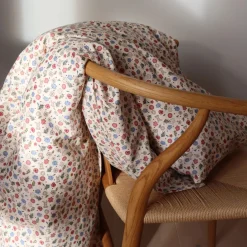 Baby sengetøj 70x100 cm - 100% økologisk bomuldssatin - Blomster