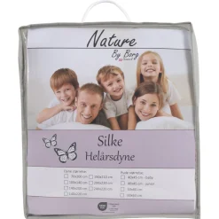 Baby silkedyne - Helårsdyne i 100% mulberry silke og bambus - 70x100 cm - Nature By Borg dyne