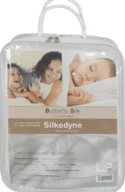 Baby silkedyne - Helårsdyne 100% langfibret silke - 70x100 cm - Butterfly Silk