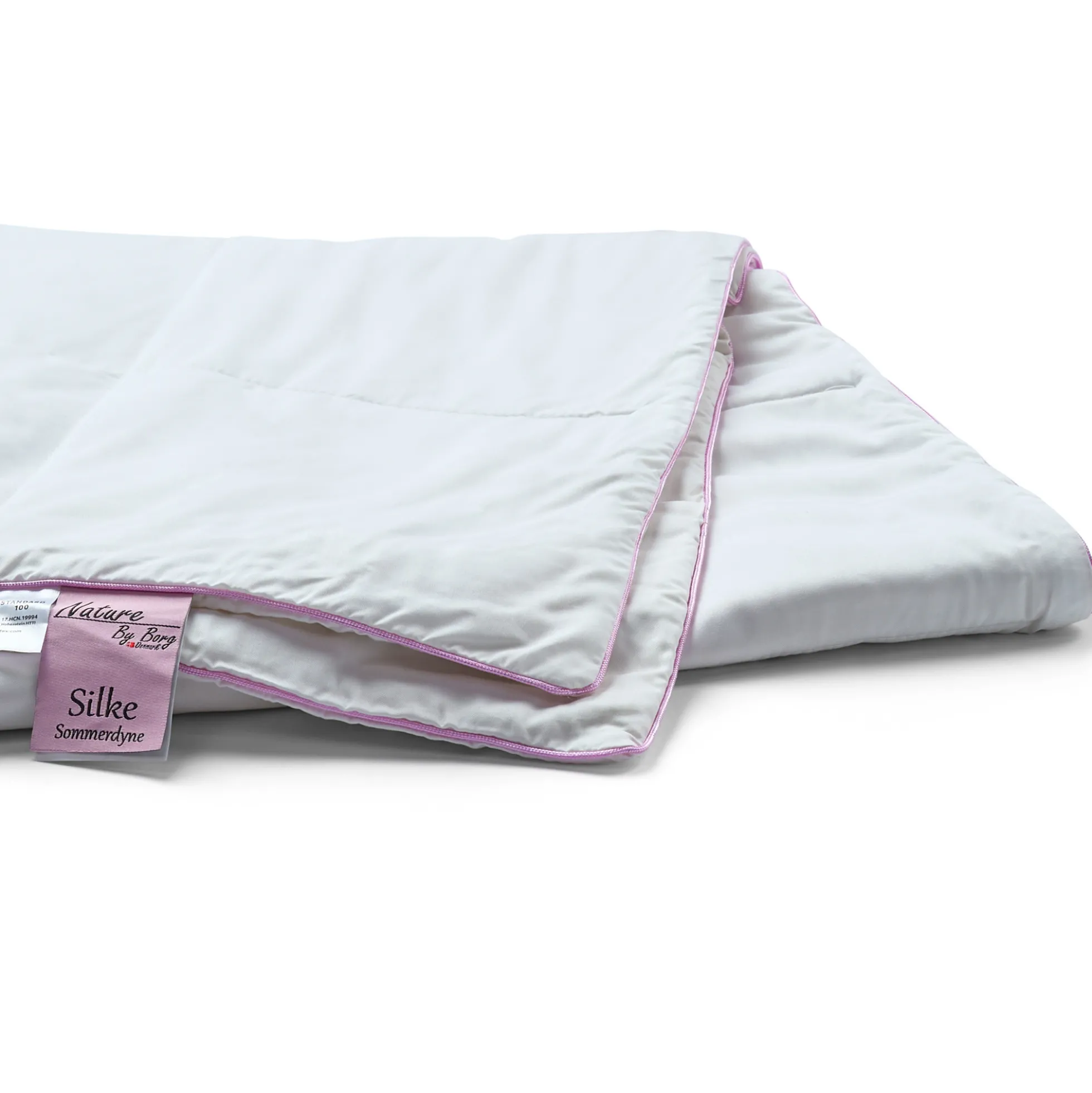 Baby sommer silkedyne - 100% mulberry silke og bambus - 70x100 cm - Nature By Borg