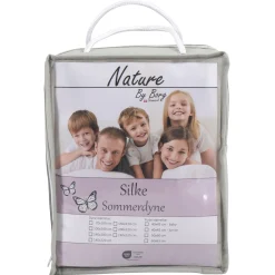 Baby sommer silkedyne - 100% mulberry silke og bambus - 70x100 cm - Nature By Borg