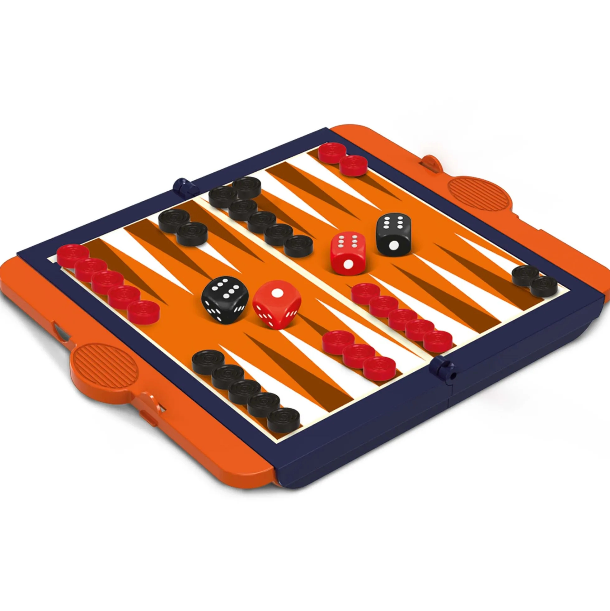 Backgammon rejsestørrelse spil - 35 dele