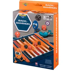 Backgammon rejsestørrelse spil - 35 dele