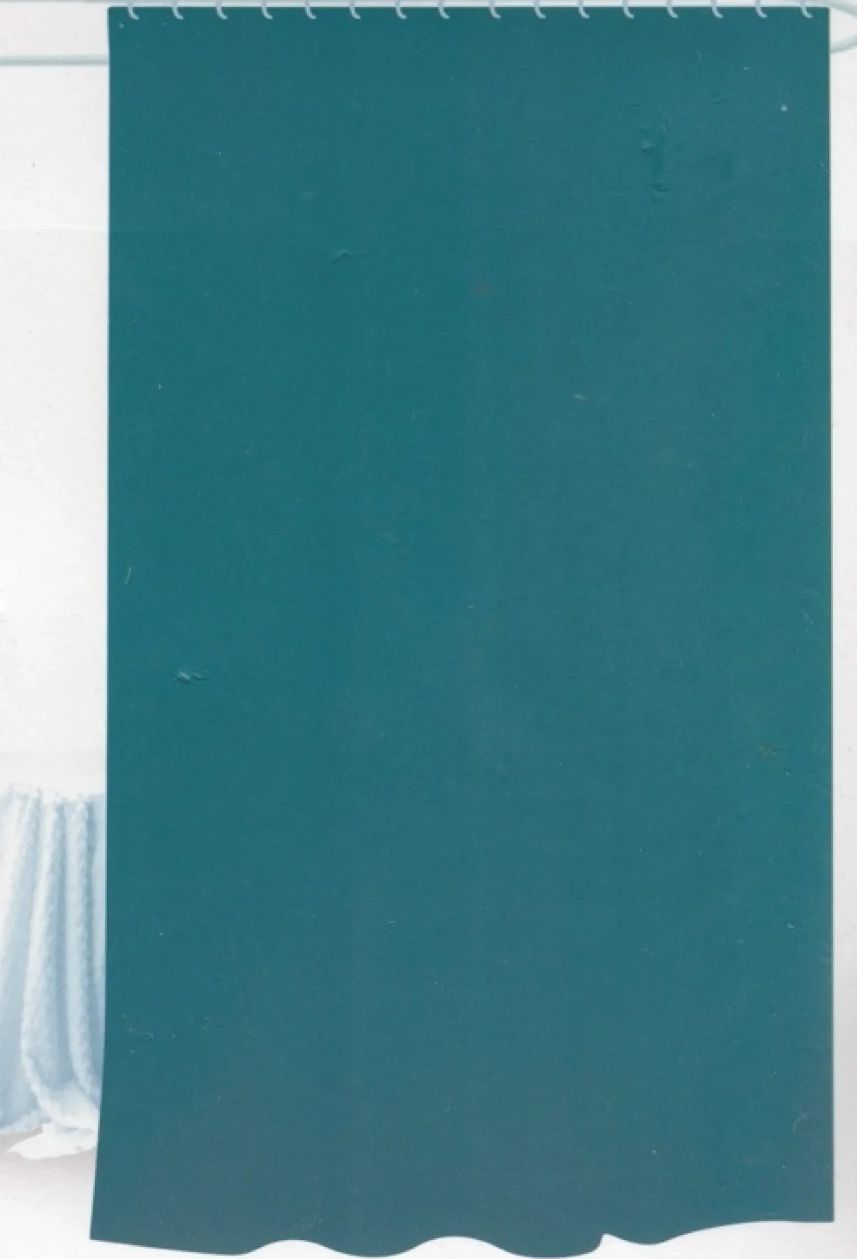 Badeforhæng - 180x180 cm - Petrol - Bruseforhæng klar til ophæng