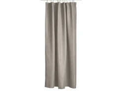 Badeforhæng - 180x220 cm - Zone Denmark Lux - Jacquardvævet Taupe