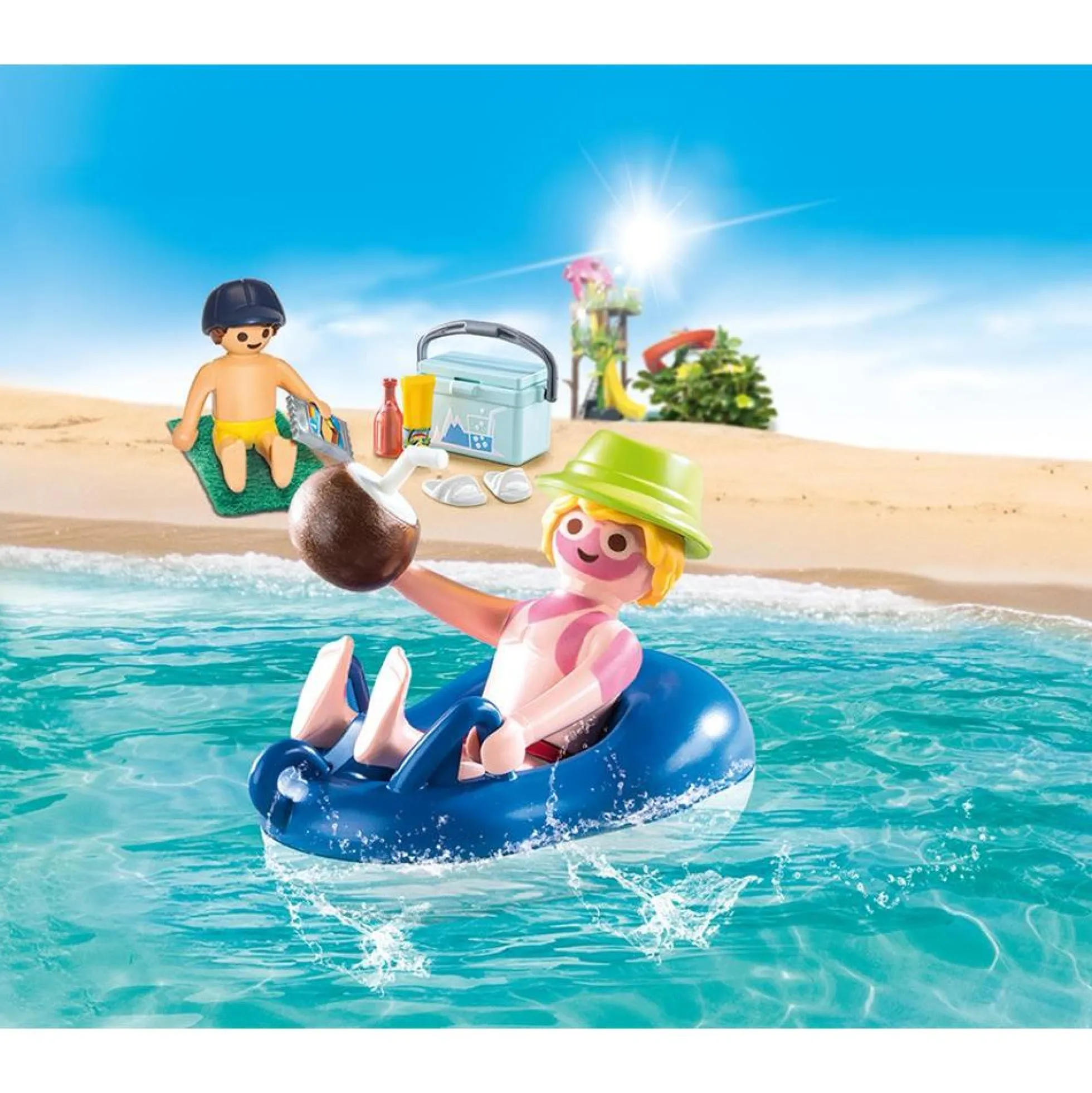 Badegæst med badering - PL70112 - PLAYMOBIL Family Fun