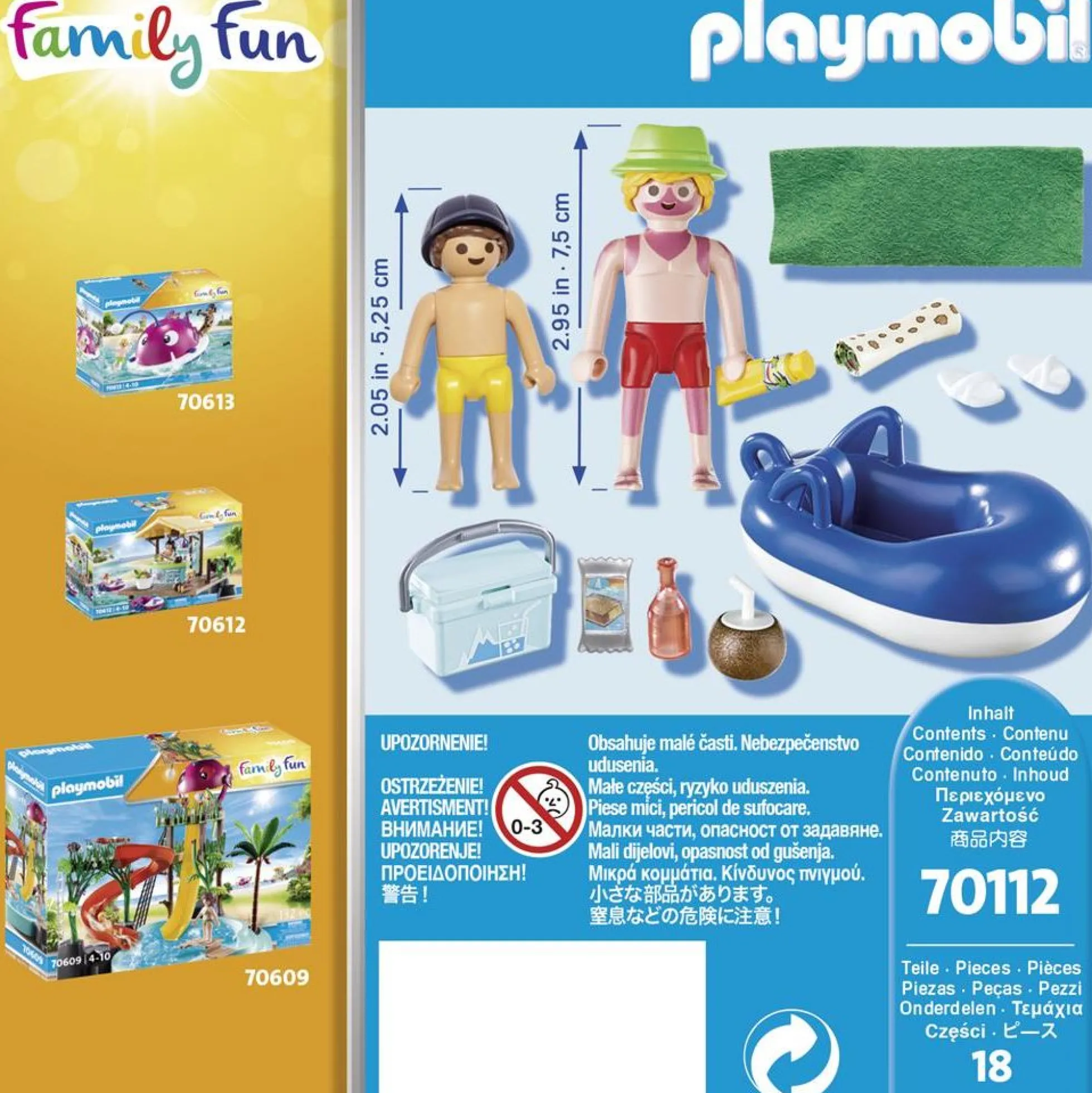 Badegæst med badering - PL70112 - PLAYMOBIL Family Fun