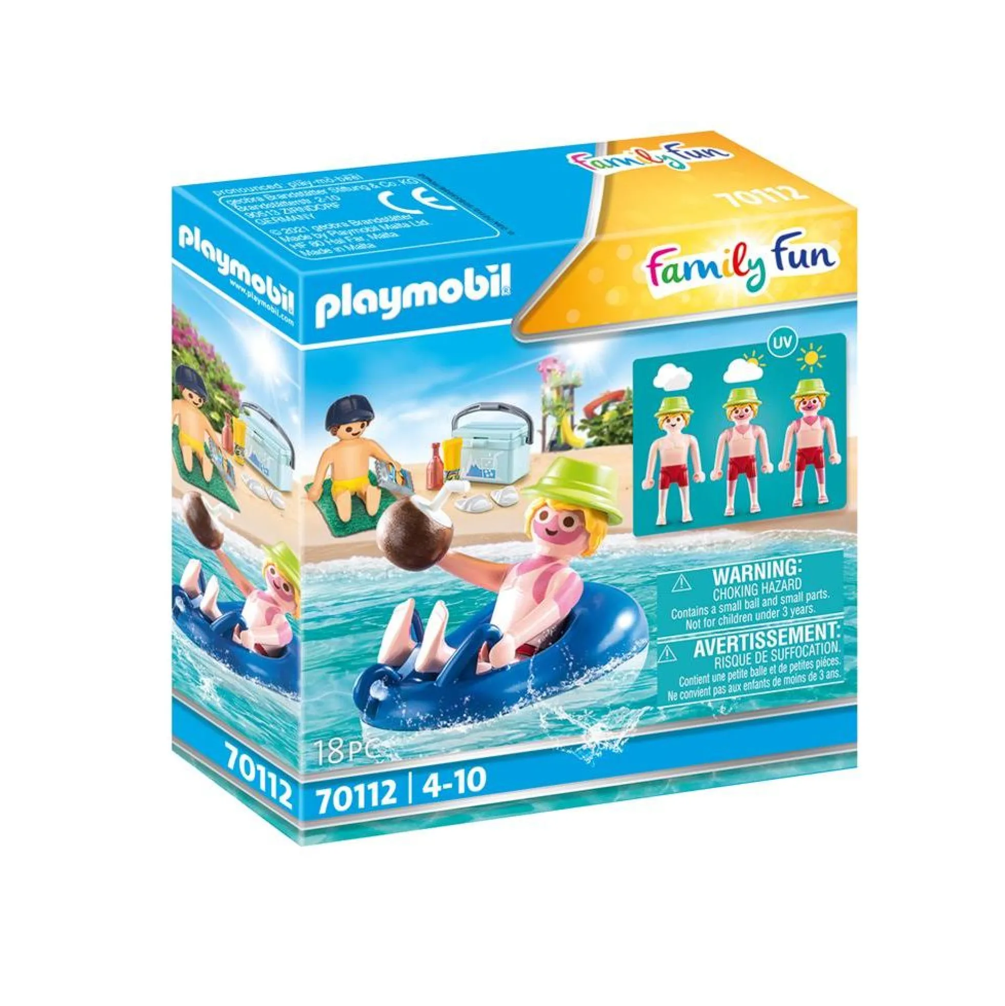 Badegæst med badering - PL70112 - PLAYMOBIL Family Fun