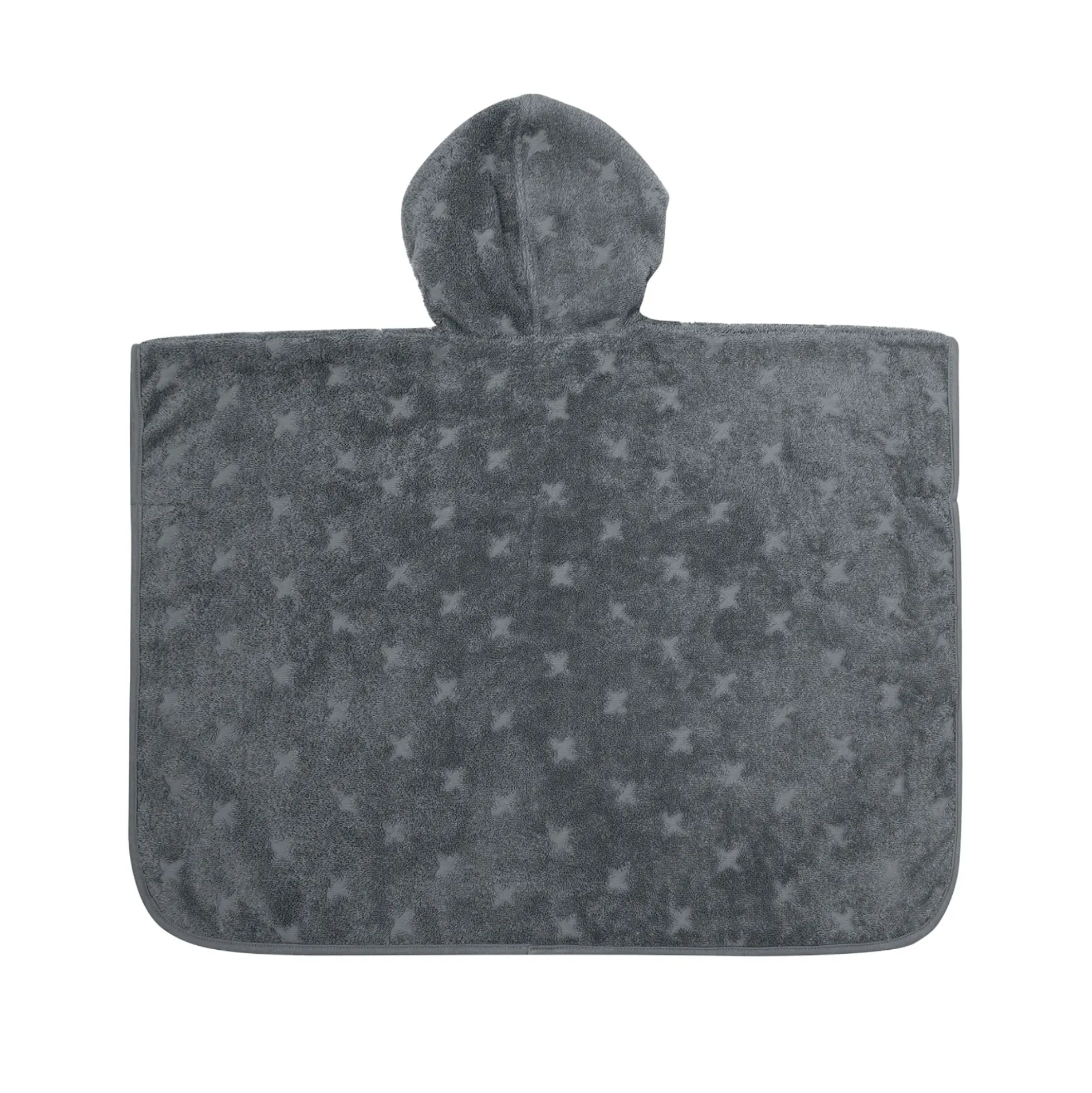 Badeponcho 2-4 år - 100% økologisk bomuld - Mørkeblå med stjerner - Müsli By Green Cotton