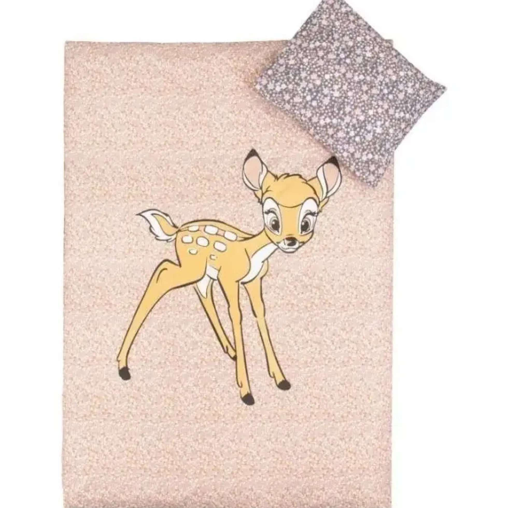 Bambi sengetøj - 100% bomuld - Junior sengetøj 100x140 cm - Blomster