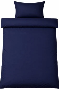 Bambus dobbelt sengetøj 200x200 cm - 100% bambus - Mørkeblå
