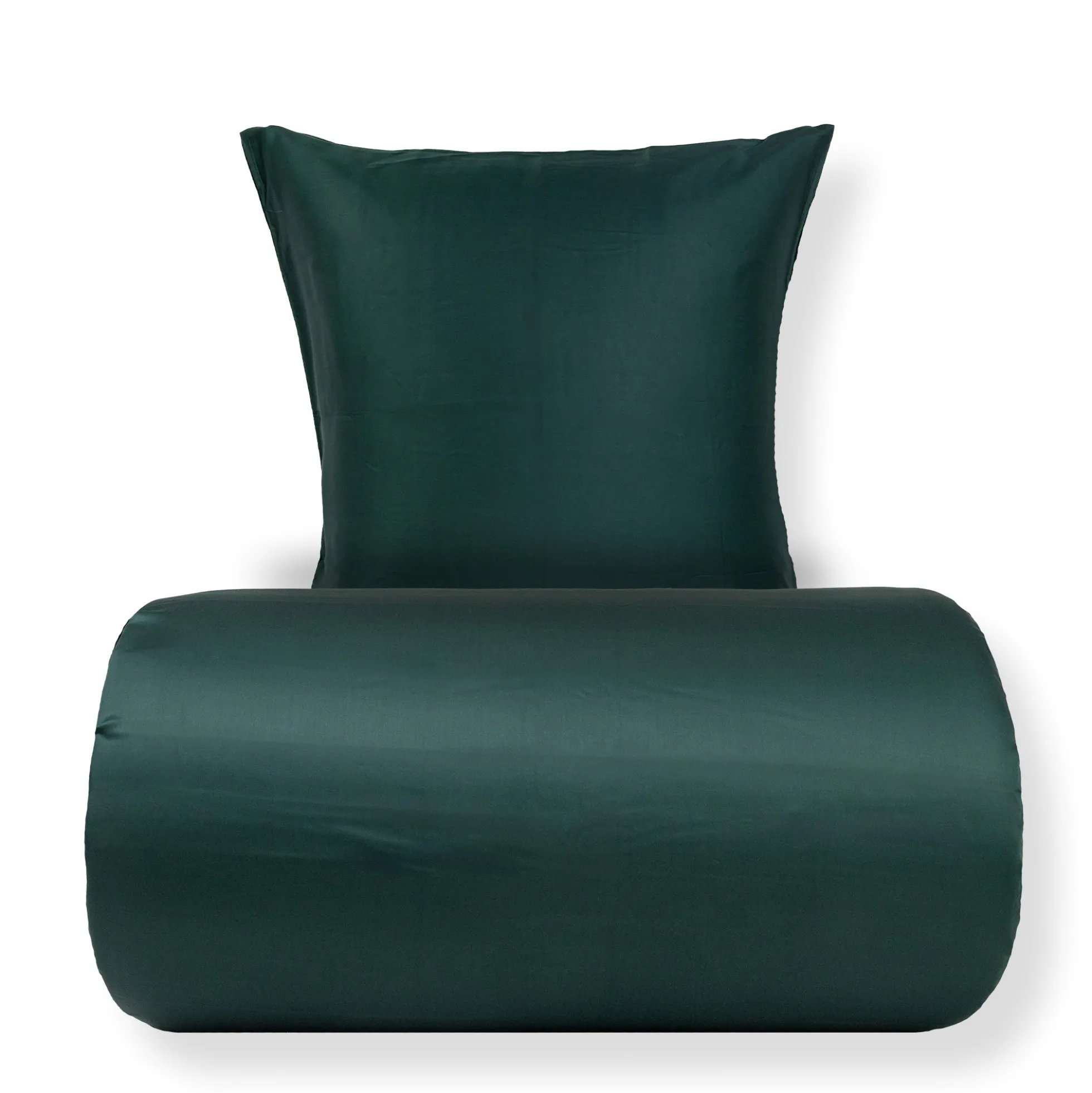 Bambus dobbelt sengetøj 200x200 cm - 100% bambus - Grøn