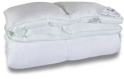 Bambus helårs dyne - Ekstra blød bambus og dunfiber - Allergivenlig - 200x220 cm - Borg Living