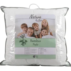 Bambus hovedpude - 100% allergivenlig bambus - 60x63 cm - 3 Kammer pude - Nature By Borg