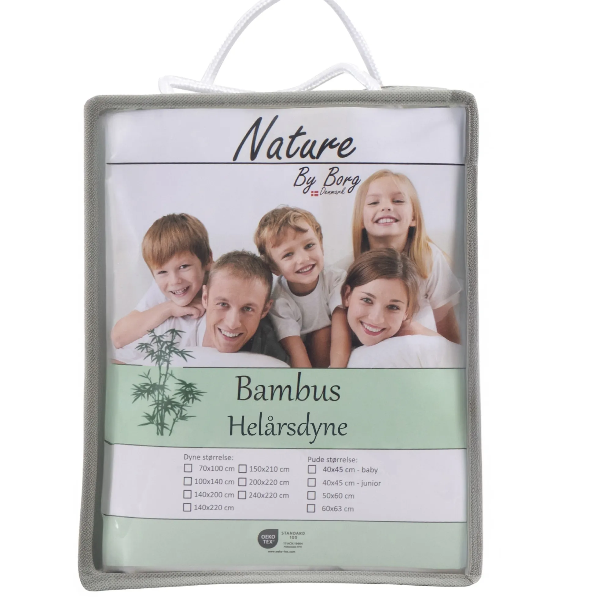 Bambus juniordyne - Helårsdyne - Allergivenlig dyne - 100x140 cm - Nature By Borg dyne