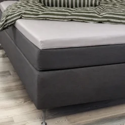 Bambus lagen - Kuvertlagen 180x200x8 cm - Lysegrå - 100% bambus - Lagen til topmadras