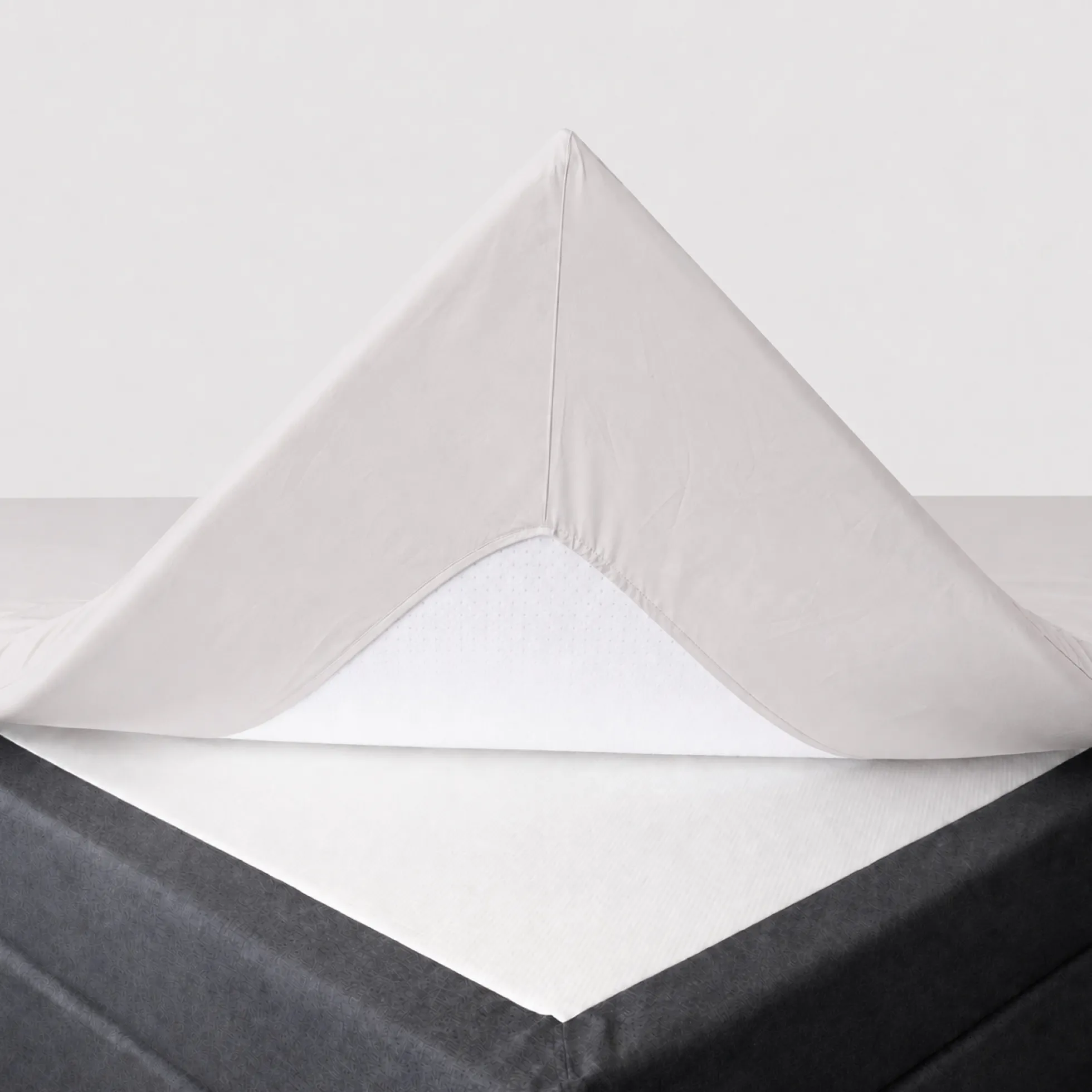 Bambus lagen - Kuvertlagen 180x200x8 cm - Lysegrå - 100% bambus - Lagen til topmadras
