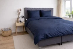 Bambus pudebetræk - 60x63 cm - 100% bambus - Mørkeblå