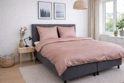 Bambus pudebetræk - 60x63 cm - 100% bambus - Rosa