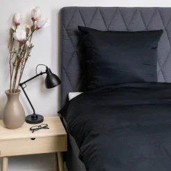 Bambus pudebetræk - 60x63 cm - 100% bambus - Sort