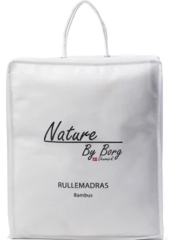Bambus rullemadras - 180x200 cm - Allergivenlig og temperaturregulerende madras beskytter fra Nature By Borg