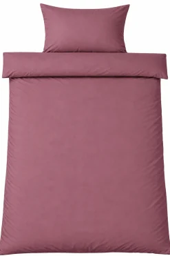 Bambus sengetøj 140x220 cm - 100% bambus - Bordeaux satinvævet