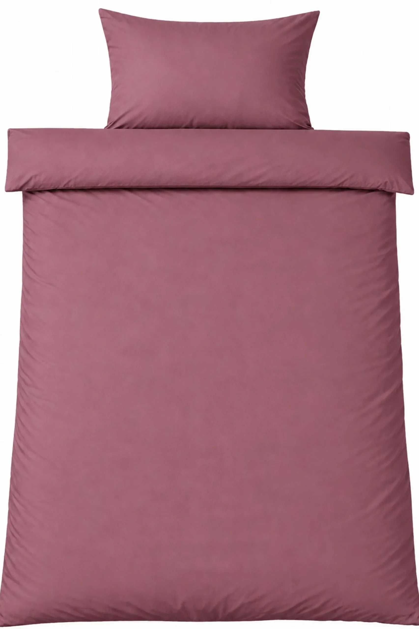 Bambus sengetøj 140x220 cm - 100% bambus - Bordeaux satinvævet