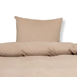 Bambus sengetøj 140x220 cm - 100% bambus - Champagne farvet satinvævet