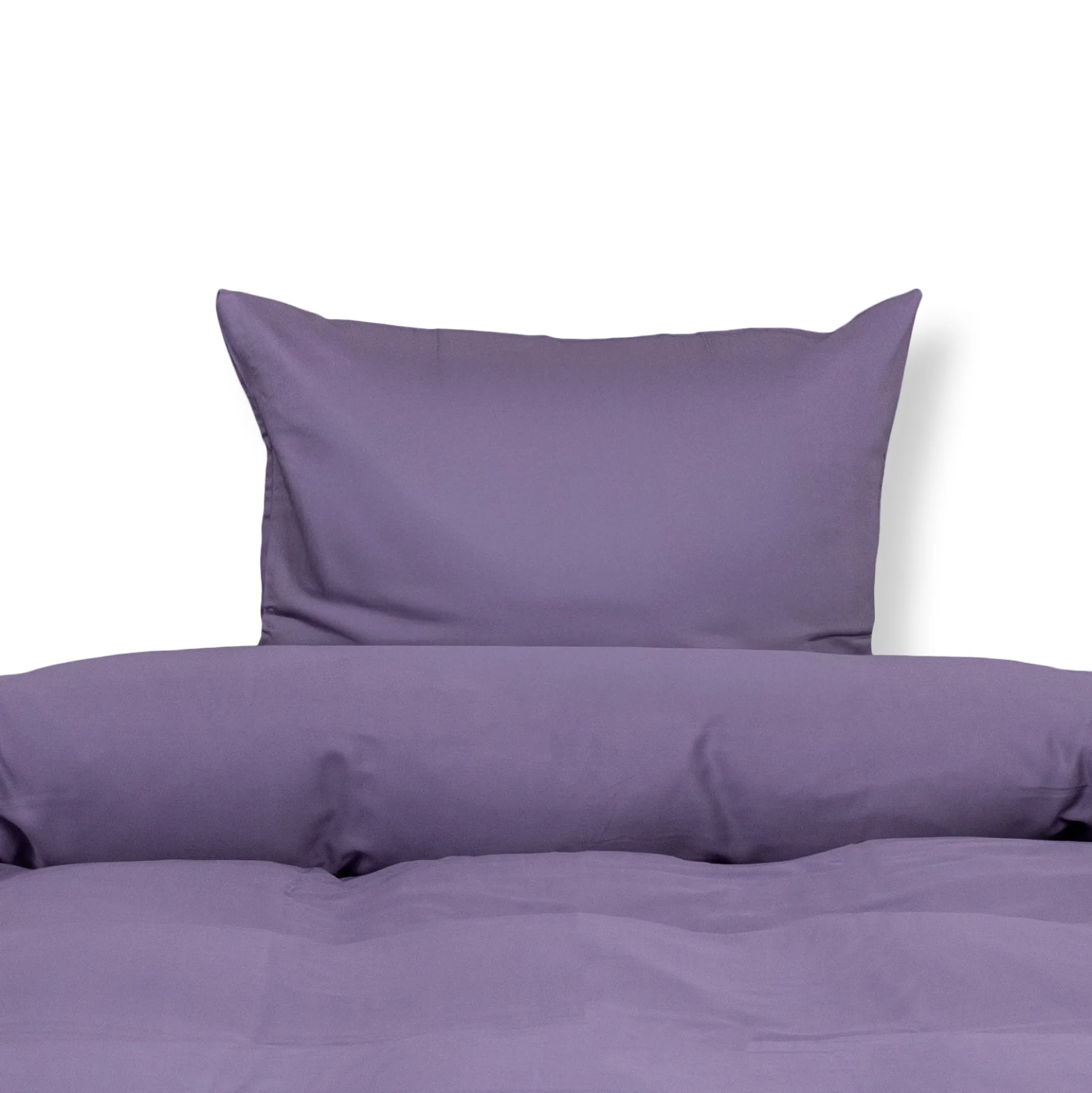 Bambus sengetøj 140x220 cm - 100% bambus - Lilla satinvævet