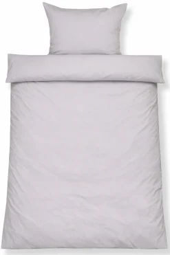 Bambus sengetøj 140x220 cm - 100% bambus - Lysegråt satinvævet