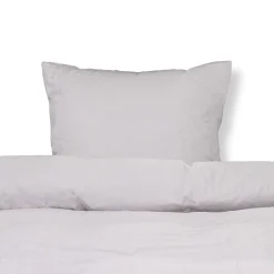 Bambus sengetøj 140x220 cm - 100% bambus - Lysegråt satinvævet