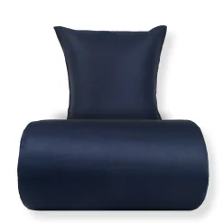 Bambus sengetøj 140x200 cm - 100% bambus - Mørkeblå