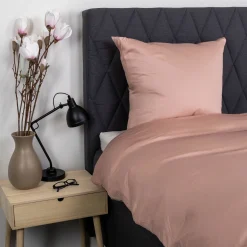 Bambus sengetøj 140x220 cm - 100% bambus - Rosa